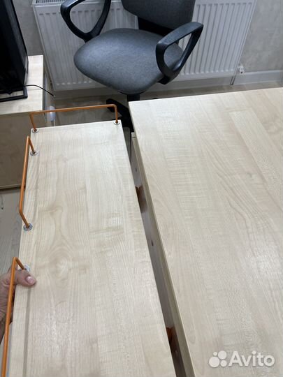 Парта растущая Дэми с полкой и растущий стул Дэми