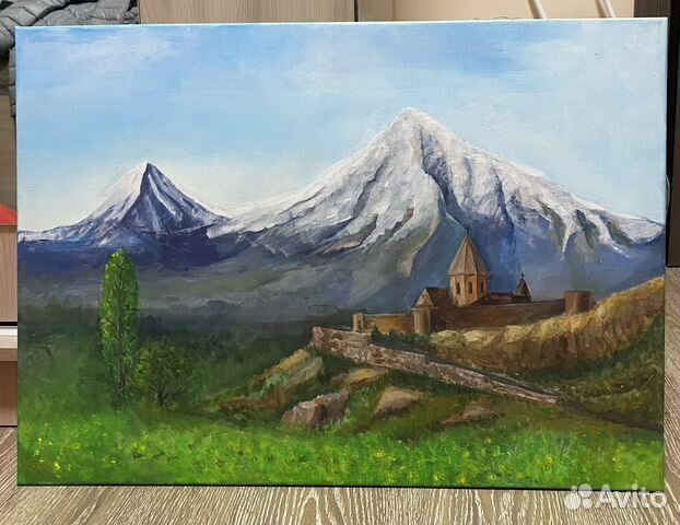 Картина «Хор Вирап на фоне Арарата»