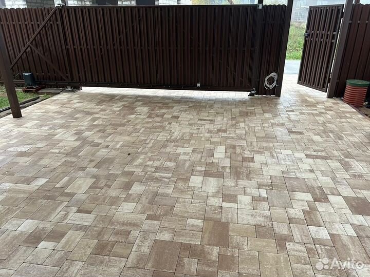 Тротуарная плитка Бавария Травертин