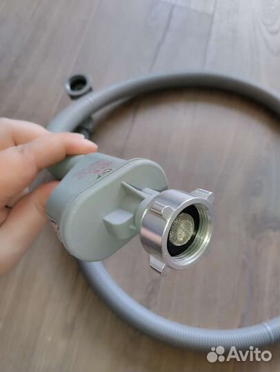 Шланг заливной с аквастопом для пмм