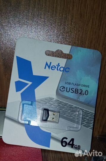Usb 2.0 флешка netac um81 64gb