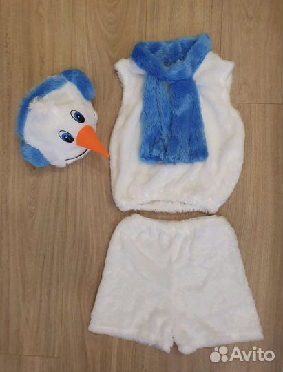 Новогодний костюм снеговика