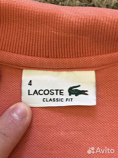 Поло Lacoste