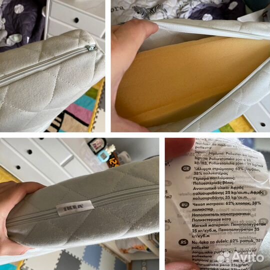 Матрас детский 120*60 + нужности для малыша