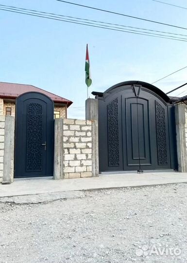 Ворота в Махачкале в стиле лофт на заказ