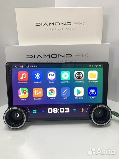 Магнитола Diamond 2k 4/64гб 10.36дюймов