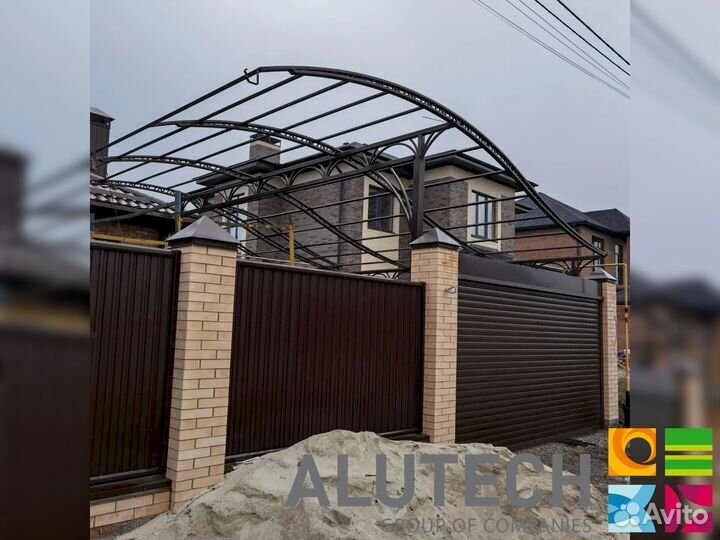 Ворота алютех роллетные