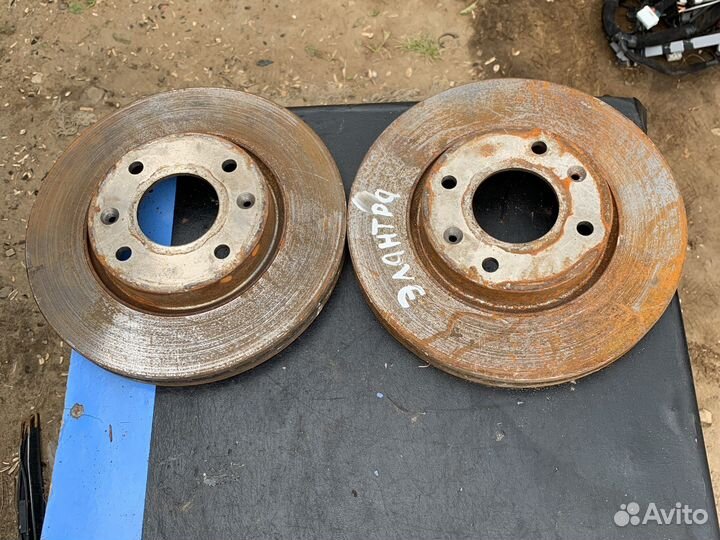 Диски тормозные передние hyundai elantra 3 XD