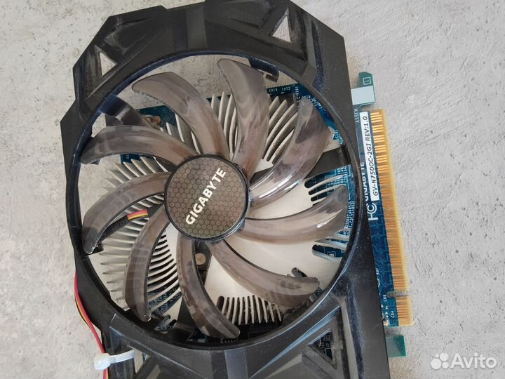 Видеокарта Gigabyt gtx750 2gb ddr5