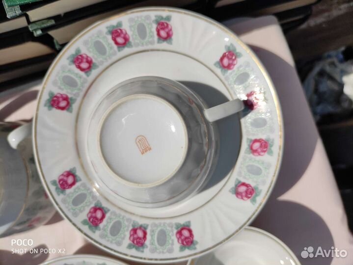 Чайно кофейный сервиз Рига