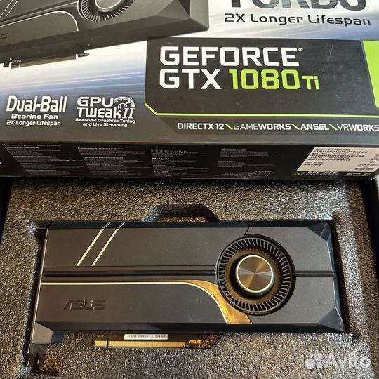 Обмен GTX 1080 TI 11gb asus Turbo