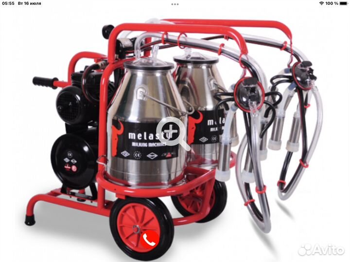 Доильный аппарат для коров melasti