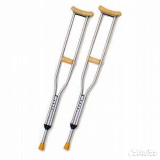 Прокат. Доставка. Костыли взрослые алюминиевые
