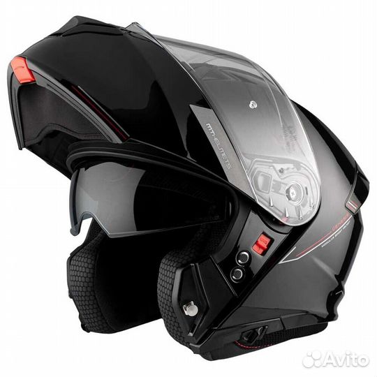 MT Helmets Genesis SV modular helmet Черный (разме