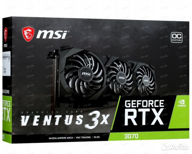 Видеокарта rtx 3070 msi