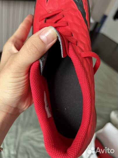 Детские nike бутсы 39-40 +щитки