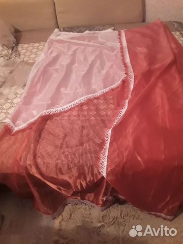 Штора тюль на кухню.Короткая.Новая