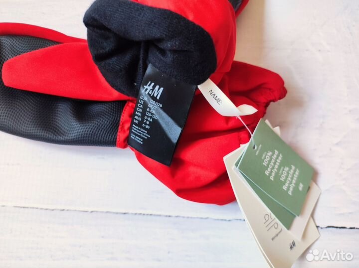 Новые H&M Варежки 6 8 лет