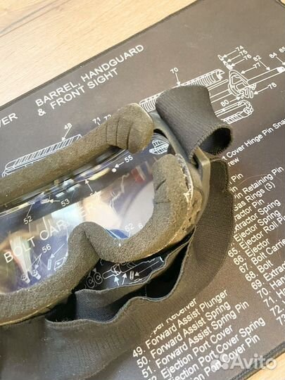 Балистические штурмовые очки bolle x500