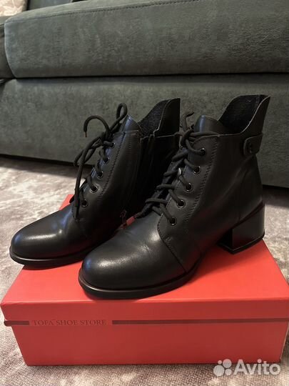 Ботильоны натуральная кожа 37