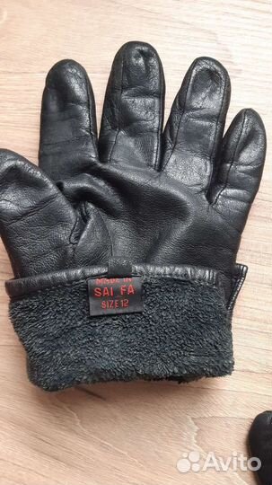Перчатки мужские зимние натуральная кожа