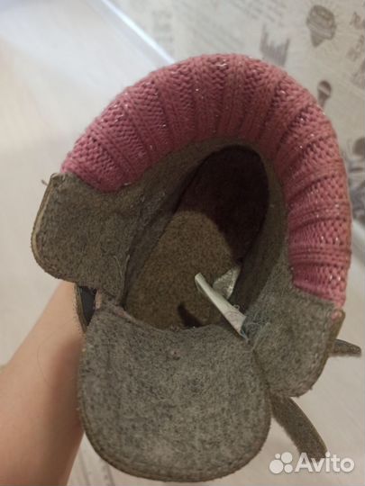 Ботинки демисезонные для девочки 27 размер