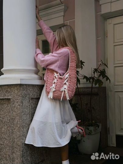 Вязаные сумки тренд осени