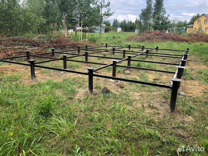 Фундамент из винтовых свай