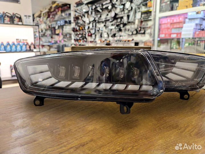 Противотуманные фары led на volkswagen polo