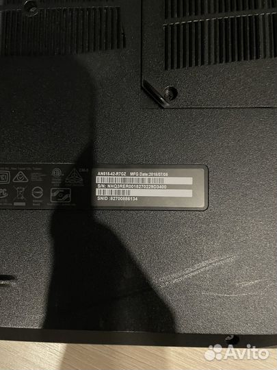 Ноутбук acer nitro 5