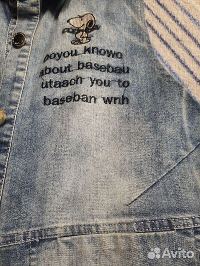 Джинсовая жилетка 48 50рр