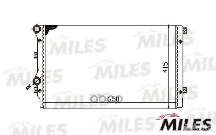 Радиатор audi A3 / VW golf 1.9TD 03- acrm071 Miles