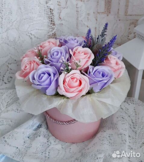 Цветы, подарки, букеты из мыльных роз