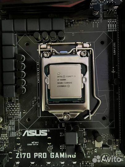 Asus Z170 Pro Gaming + Core i5-6600k+ 32gb DDR4