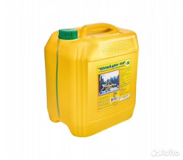 Теплоноситель Теплый дом Эко-30 20кг, канистра