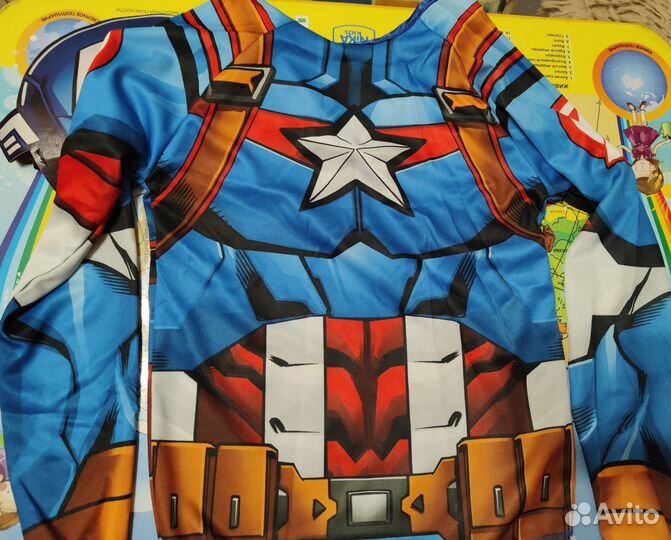 Карнавальный костюм Капитан Америка 116 размер