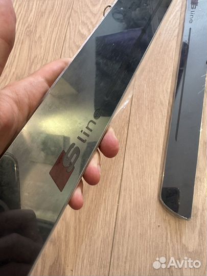 Накладки на порог audi s line