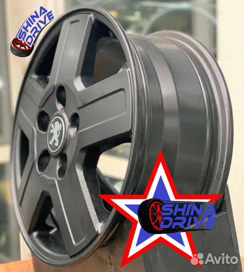 Диски Peugeot Boxer Bus R16 5x118 Black Matt