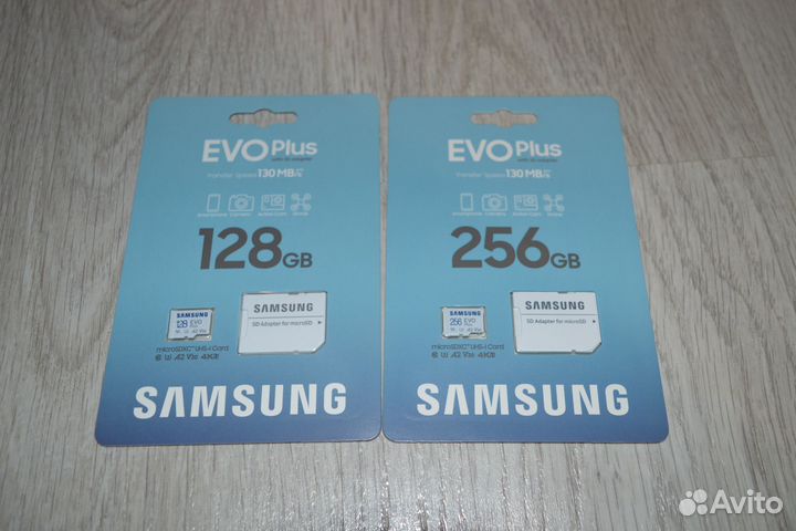 Карта памяти microsdxc Samsung EVO plus 128\256 гб