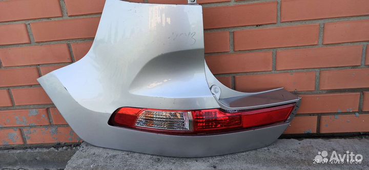 Молдинг заднего бампера kia sportage 3 рестайлинг