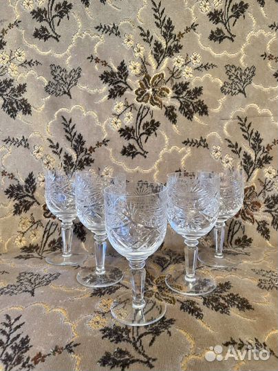 Хрусталь времен СССР стаканы графины стопки
