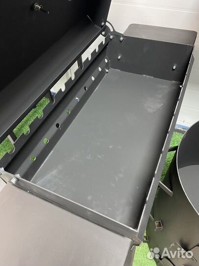 Мангал с крышкой барбекю