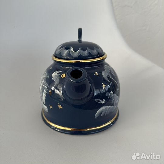 Заварочный чайник стиль япония / китай новый синий