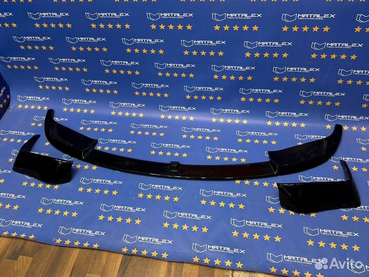 Сплиттер BMW F30 M3-Look, черный глянец