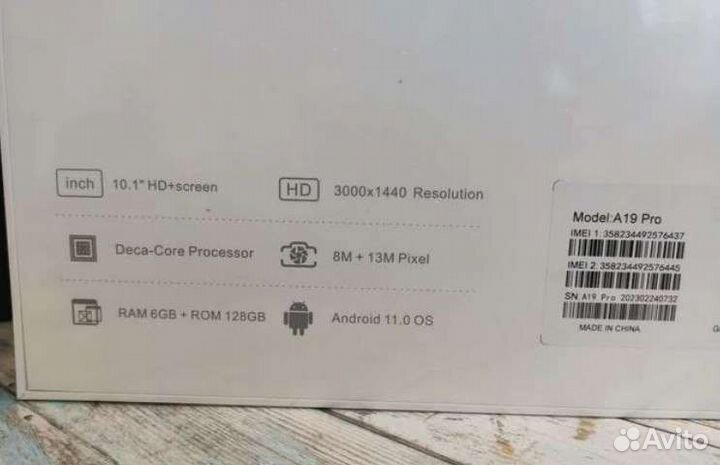 Планшет Umiio A 19 pro