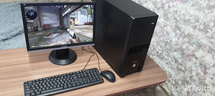 Компьютер intel i5 4 ядра для учебы комплект