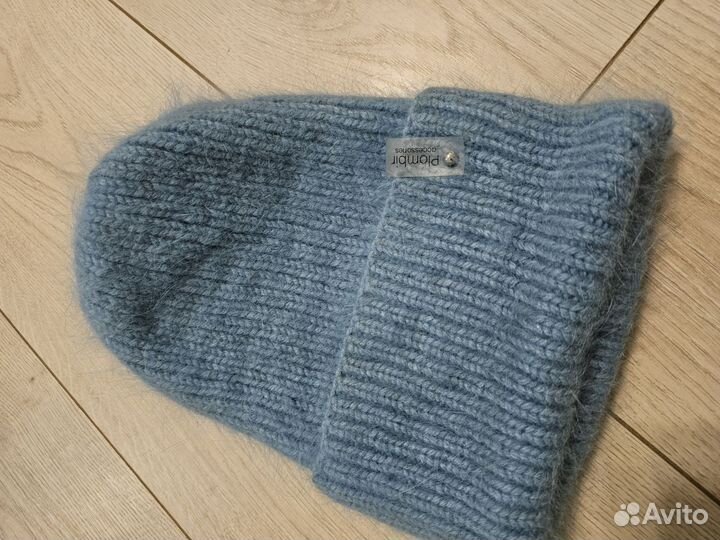 Шапка шерсть ручная вязка