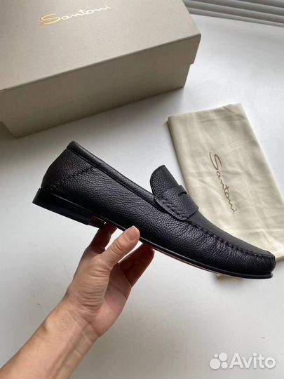 Мокасины Santoni до 47 размера