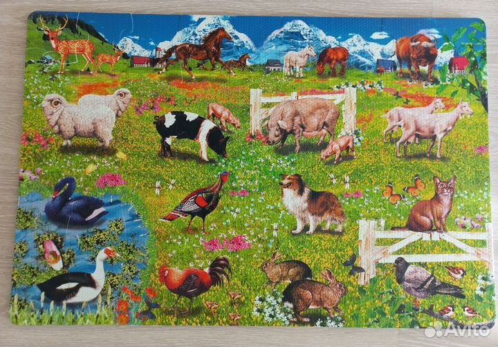 Детский коврик пазл