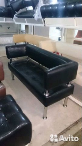 Кресло Сантьяго 70х60 кожзам 10 цветов. Новые